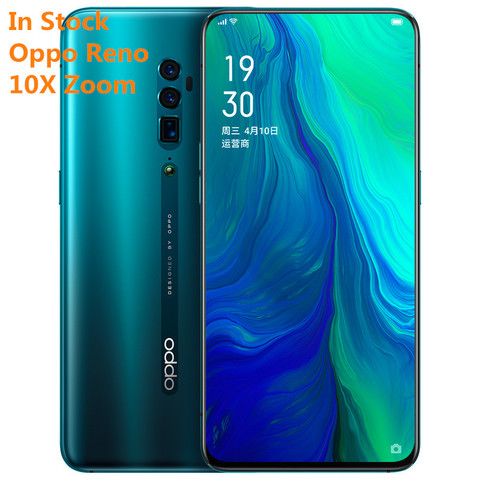 Новый оригинальный OPPO Reno 10x zoom, полный экран 6,6 дюйма, NFC, Snapdragon 855, 6,6 дюйма, Super VOOC восемь ядер, 48 Мп + 13 МП + 8 Мп, сканер отпечатка пальца ► Фото 1/1