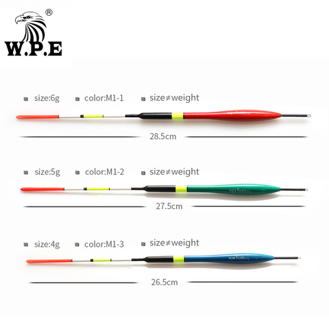 Бренд W.P.E, рыболовный поплавок 5 шт./лот, поплавки Barguzinsky Fir, размер 4/5/6 г, поплавок для ловли карпа, вертикальный поплавок, рыболовная снасть ► Фото 1/6