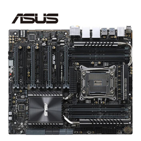 Материнская плата DDR3 LGA 2011 Core i7 LGA2011 V3, для ASUS, для настольного ПК, X99, X99M, 2011, WS/USB 3,1 ► Фото 1/1