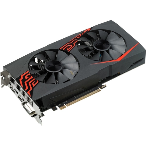 Б/у, ASUS RX570 4G видеокарты 7000 МГц GDDR5 256 бит HDMI + DP PCI-X16 ► Фото 1/5