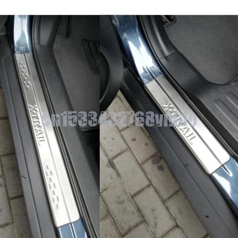 Накладка на порог для Nissan X-Trail, X Trail, XTrail T32, 2014-2022 гг. ► Фото 1/4