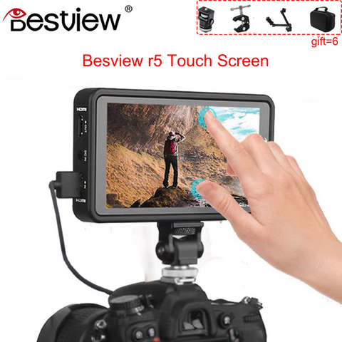 Сенсорный экран Bestview R5, HDR 3D LUT DSLR монитор 4K HDMI 5,5 дюйма Full HD 1920x1080 IPS дисплей, полевой монитор для камеры ► Фото 1/6