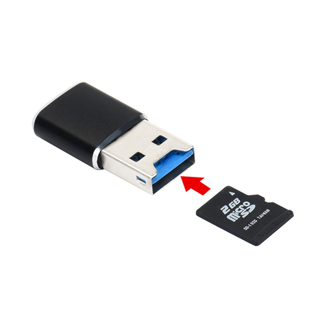 1 шт., Супер Скоростной адаптер для картридера 5 Гбит/с USB 3,0 Micro SDXC Micro SD TF T-Flash ► Фото 1/5