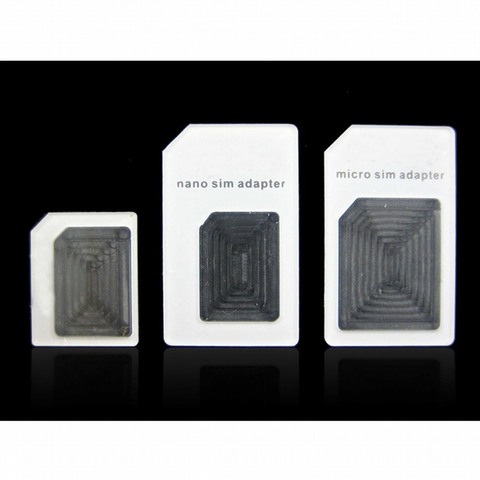 4 в 1 noosy адаптер для двух Sim-карт для iPhone 6S 5 Samsung Nano адаптер для Micro Standard адаптер для Sim-Карты Извлечение Pin Key ► Фото 1/5