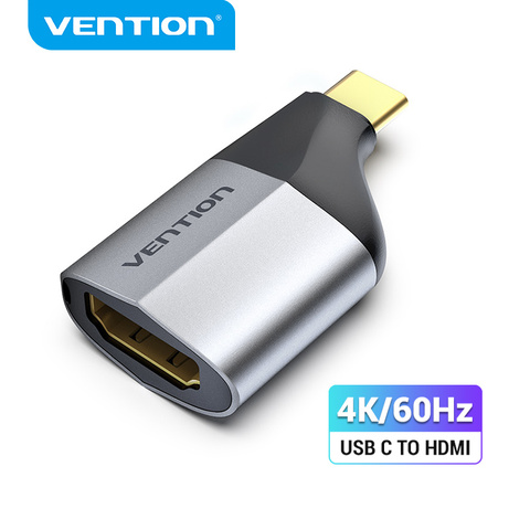 Vention USB C к HDMI адаптер 4K Тип C HDMI 2,0 адаптер для MacBook Huawei Mate P20/P30 Pro Samsung Galaxy S9 S10 USB C к DP ► Фото 1/6