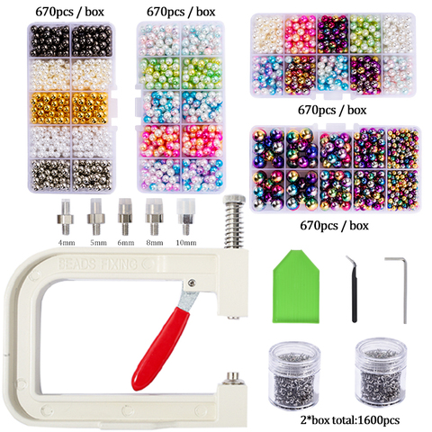 Жемчуг аппарат настройки шоковой инструменты/ручная машина для штамповки DIY ручной работы из бисера/ручной жемчужина машина жемчуг кнопки заклепки для шляп/Обувь/Одежда ► Фото 1/6