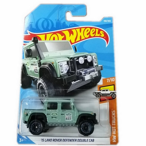 Автомобили HOT WHEELS 1/64 LAND ROVER DEFENDER 90 RANGE ROVER VELAR, коллекционная версия, металлическая литая модель автомобиля, детские игрушки ► Фото 1/6