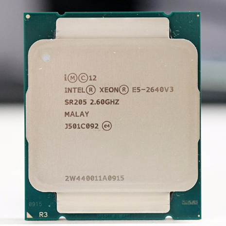 Процессор Intel Xeon E5 2640 V3 SR205 2,6 ГГц 8 ядер 90 Вт Разъем LGA 2011-3 ЦП E5 2640V3 ► Фото 1/2