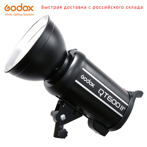 Высокоскоростной стробоскоп Godox QT600II QT600 II 600WS GN76 1/8000s со встроенной беспроводной системой 2,4G ► Фото 1/6