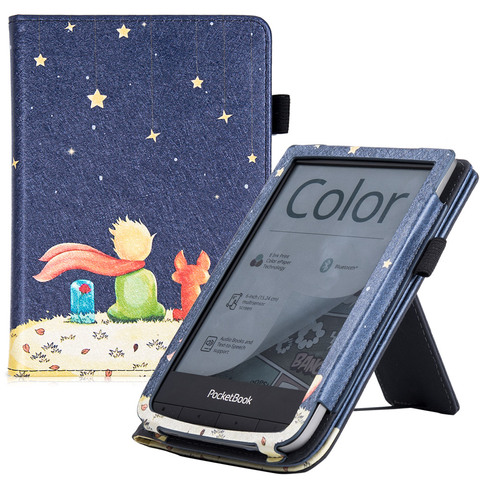 Чехол AROITA для PocketBook 633 Color/PocketBook 632 Plus/PocketBook 632 Aqua e-Reader-с подставкой/ремешком на руку/автоматическим спящим режимом/пробуждением ► Фото 1/6