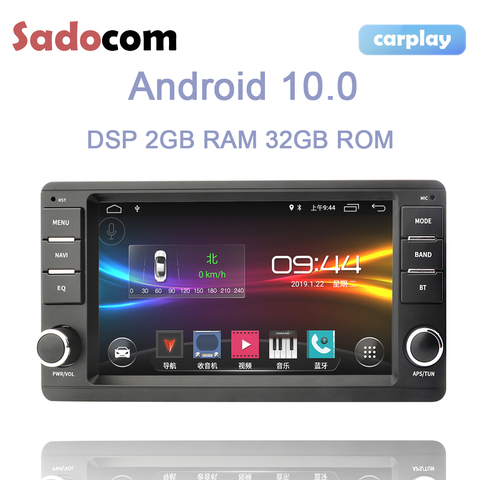 DSP Android 10,0 2 Гб ОЗУ 32 ГБ Автомобильный dvd-плеер GPS Navi карта RDS радио wifi 4G BT DVR для MITSUBISHI OUTLANDER 2017 2014 2015 2016 ► Фото 1/6