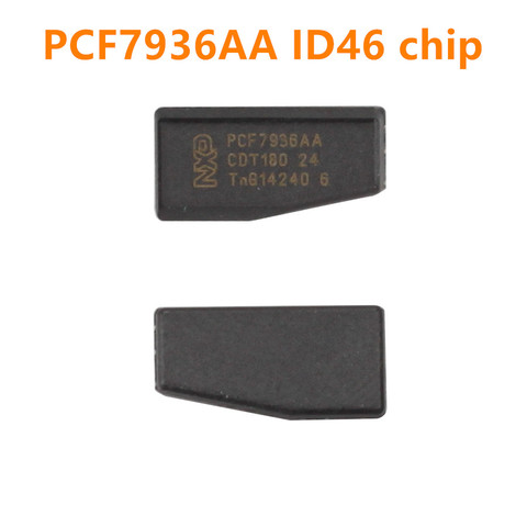 Оригинальный чип-транспондер pcf7936aa ID46, 10, 20, 30, 50, 100 шт., PCF7936, разблокировка ID 46, PCF 7936 (обновление PCF7936AS), карбоновый автомобильный чип ► Фото 1/5