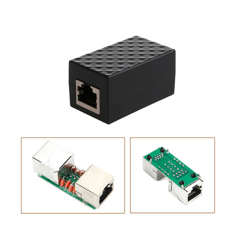 RJ45 LAN Ethernet адаптер питания RJ-45 Lightning устройство защиты от перенапряжений, работы в сети этернет на защитить устройство разрядник Стабилизатор напряжения 14 ► Фото 1/6