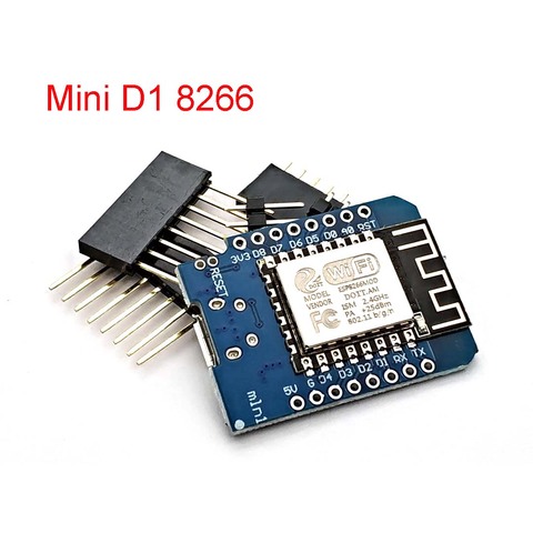 Плата разработки WeMos D1 Mini WIFI ESP8266 ESP-12 CH340G CH340 V2 USB D1 Mini NodeMCU Lua IOT плата 3,3 В с контактами ► Фото 1/4