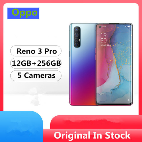 Смартфон Oppo Reno 3 Pro, в наличии, смартфон с процессором Snapdragon 76, ОЗУ 12 Гб, ПЗУ 256 ГБ, 6,5 