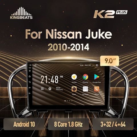 KingBeats штатное головное устройство For Nissan Juke YF15 2010 2014 GPS Android 8.1 автомагнитола на андроид магнитола для Ниссан Жук YF15  автомобильная мультимедиа Octa Core 8 core*1.8G DDR4 2G ROM 32G RAM / 4+64G ► Фото 1/1