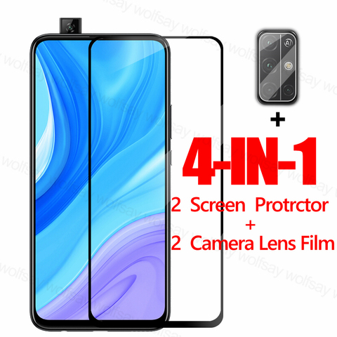 Полное покрытие экрана протектор для Huawei Y9s Y6s Y8p Y7p Y6p Y5p P30 Lite Y9 Prime стекло для Honor 9A 9C 9S X10 9X закаленное стекло ► Фото 1/6