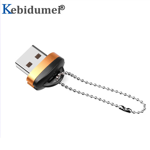 Высокоскоростной USB 2,0 кардридер, мини USB TF адаптер для карты памяти Micro SD для ПК, компьютера, настольного компьютера, лэптоп ноутбуки ► Фото 1/6