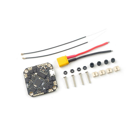Happymodel CrazyF411 PRO F4 Контроллер полета встроенный 20A ESC OSD Frsky приемник AIO 2-4S для FPV зубочисток Cinewhoop беспилотники ► Фото 1/5