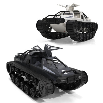 Новый 1/12 RC 4WD Drift Tank 2,4G, высокая скорость EV2 Tank RTR с дистанционным управлением, бронированная машина, 380, мотор игрушки для детей ► Фото 1/5
