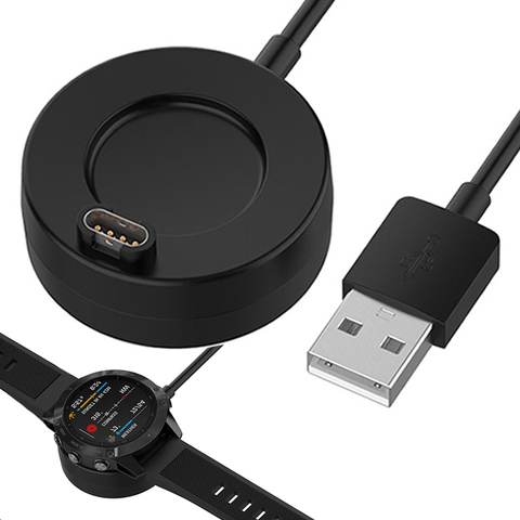 1 м USB-кабель для зарядки, шнур, док-станция, зарядное устройство для Garmin Fenix 5/5S/5X Plus 6/6S/6X CAME Vivoactive 4/3 945 245 45 Quatix 5 Sapphire ► Фото 1/6