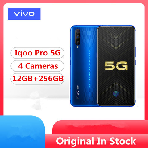 Смартфон Vivo IQOO Pro, телефон с экраном 855 дюйма, процессор Snapdragon 9,0 Plus, Android 6,41, ОЗУ 12 Гб, ПЗУ 256 ГБ, 48 МП, 44 Вт ► Фото 1/1