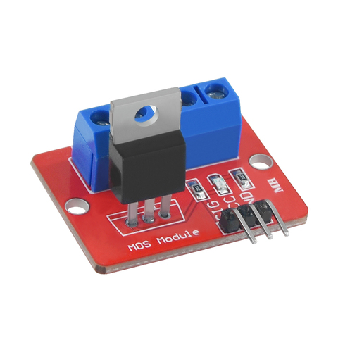 1 шт. IRF520N Топ Mosfet Кнопка IRF520 драйвер MOS модуль питания MOS ШИМ затемнение светодиодный ► Фото 1/5