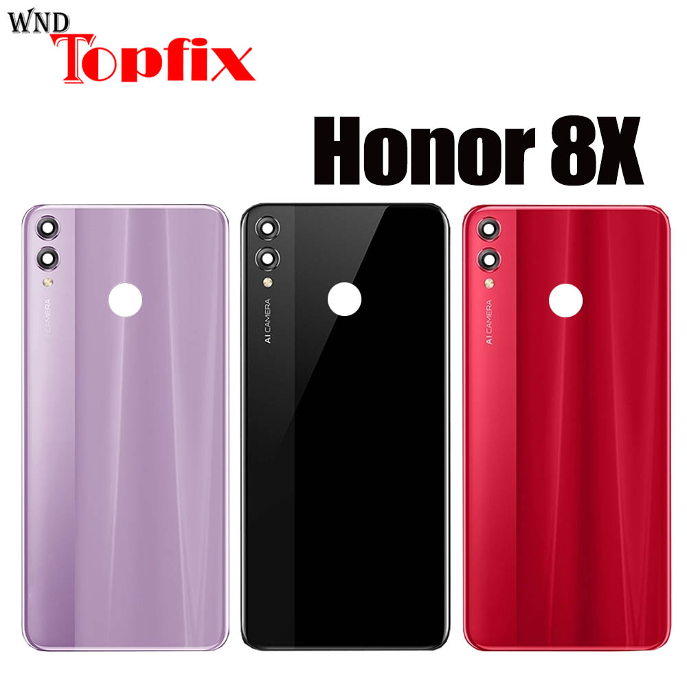 Крышка батарейного отсека для Honor 8X JSN-L21, Задняя стеклянная панель,  задняя крышка корпуса для HUAWEI Honor 8X, Крышка батарейного отсека с  объективо... - История цены и обзор | Продавец AliExpress - WNDTOPFIX