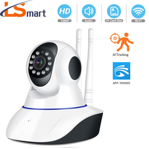 LSmart 1080P экшн-камера с Wi-Fi IP Камера Wi-Fi Yoosee Беспроводной домашней безопасности Камера Камеры Скрытого видеонаблюдения Камера Видеоняни и ради... ► Фото 1/6