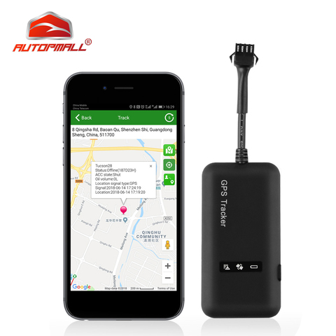 Мини GPS автомобильный трекер GPS локатор отключает топливо TK110 GT02A GSM GPS трекер для автомобиля 12-36 в Google Maps отслеживание в реальном времени бесп... ► Фото 1/6