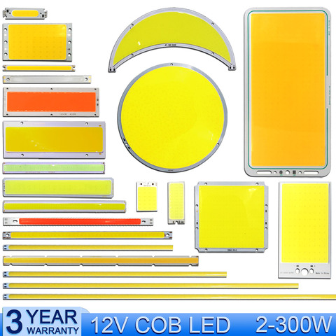 12v вело светлый шарик СИД УДАРА 2W 5W 10W 50W для обломока СИД освещения дома автомобиля 12 вольт led cob светодиоды панель ► Фото 1/6