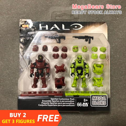 Mega Bloks Construx Halo Heroes CNC95 Spartan Customizer Pack строительные блоки строительные игрушки ► Фото 1/6