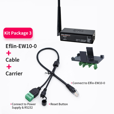 Мини-последовательный Wi-Fi сервер для Wi-Fi Ethernet RS232 модбустк, серия для Wifi EW10 ► Фото 1/6