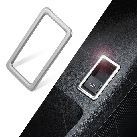 Автомобильная кнопка переключателя из нержавеющей стали для багажника декоративная крышка отделка для VW Jetta MK6 2012 - 2015, Стайлинг автомобиля ► Фото 1/5