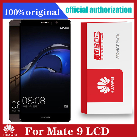 Оригинальный дисплей 5,9 дюйма с рамкой для замены для Huawei Mate 9, ЖК-дисплей с сенсорным экраном, дигитайзер в сборе Mate9, MHA-L09 MHA-L29 ► Фото 1/6