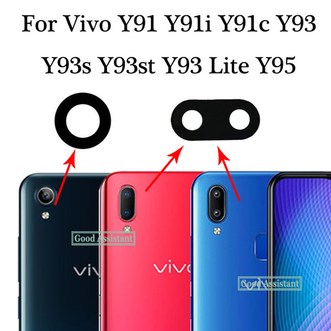 Стеклянная крышка объектива для задней камеры BBK Vivo Y91 Y91i Y91c Y93 Y93s Y93st Y93 Lite Y95, запасные части, 2 шт. ► Фото 1/5