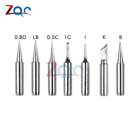 7 шт./лот 900 м серии паяльника советы 0.8D/0.5C/1C/LB/B/I/K Тип сварочный наконечник для HAKKO 936 937 907 ► Фото 1/6