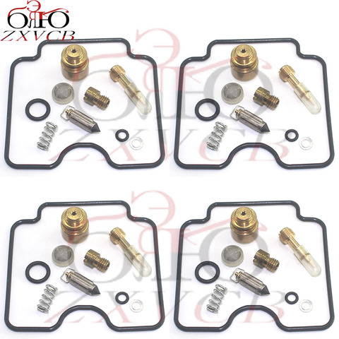 4set for FZS 600 Fazer 1998-2003 FZS 600 Motorcycle carburetor repair kit floating needle seat parts ► Фото 1/1