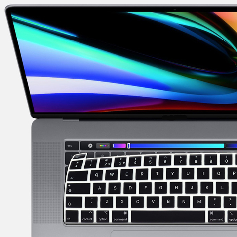 Защитная пленка для ноутбука macbook pro 16, защитная пленка pro16 дюймов A2141, силиконовая крышка для клавиатуры, русский, французский, испанский дис... ► Фото 1/6