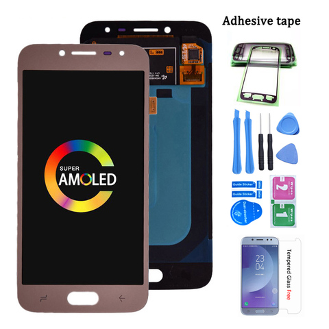 ЖК-дисплей Amoled для Samsung Galaxy J2 pro 2022 J250 J250F, ЖК-дисплей с сенсорным экраном и дигитайзером в сборе ► Фото 1/6