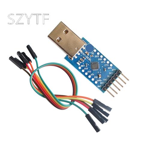 CP2104 модуль USB к TTL USB к последовательному модулю UART STC Downloader проволочная щетка ► Фото 1/3