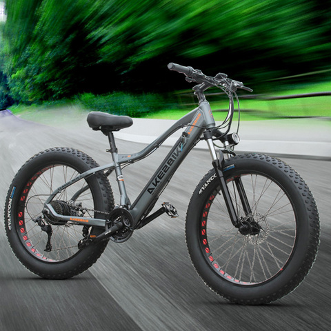 26-дюймовый Электрический горный велосипед 48V500W fat ebike 4,0, электрический велосипед для снега, пляжа, снега, электровелосипед ► Фото 1/1