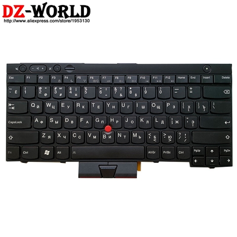 Новая RU Русская клавиатура для ноутбука Lenovo Thinkpad L430 L530 T430 T430i T430S T530 T530i W530 X230 X230i X230 планшет ноутбук ► Фото 1/5