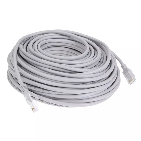 Ethernet кабель высокоскоростной Cat5e RJ45 сетевой LAN кабель компьютерный маршрутизатор компьютерный кабель 1 м/5 м/10 м/15 м/30 м/50 м/100 м ► Фото 1/6