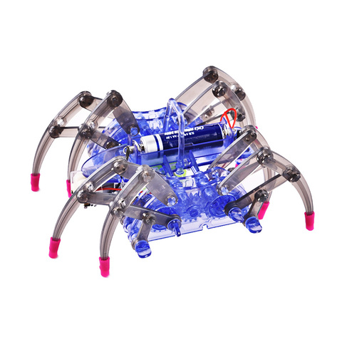 DIY робот-паук технологические изобретения Электрический ползание радиоуправляемая игрушка сборка радиоуправляемый робот комплект ► Фото 1/4
