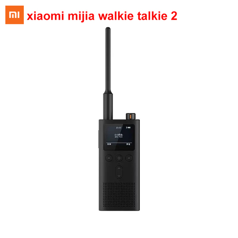 Xiaomi Mijia Walkie Talkie 2 5 Вт 430-440 МГц UV Двухдиапазонная рация P65 UHF VHF 5 км-10 км перезаряжаемый переговорный телефон ► Фото 1/6