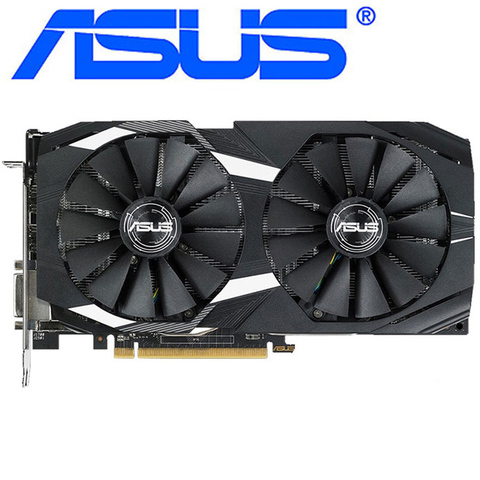 ASUS RX 580 8 Гб видеокарты 256Bit GDDR5 видеокарта для AMD RX 500 серии VGA карты RX580 RX580-8GB DisplayPort HDMI DVI б/у ► Фото 1/1