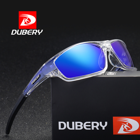 Мужские солнцезащитные очки DUBERY, черные поляризационные солнцезащитные очки с защитой UV400 в стиле ретро, модель 620 ► Фото 1/6