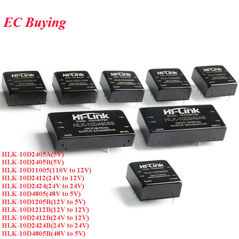 DC-DC изолированный нерегулируемый модуль питания DIP 10W DC to DC HLK-10D11005 10D4805 10D2412 10D2424 10D1212B 10D1205B 10D2405 ► Фото 1/6