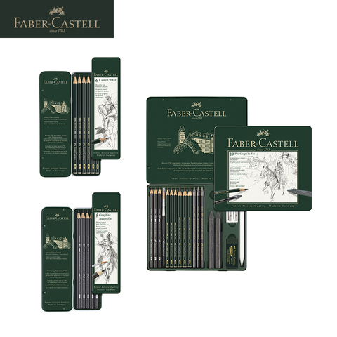 FABER CASTELL 9000 эскизная живопись Профессиональная фотография/фотография деревянные Графитовые Карандаши для акварели инструменты для фотогра... ► Фото 1/6